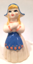 Vintage Ceramic Arts Studio Dutch Girl 5.5&quot; Mini Figurine Handpainted - £8.13 GBP