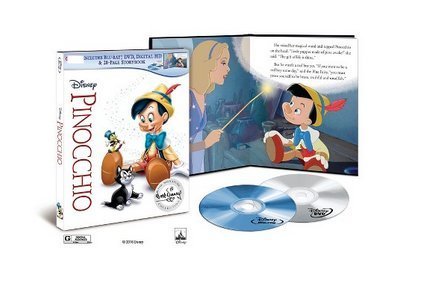 Pinocchio: Walt Disney Signature Collection - Exclusive 28-Page Storybook (Blu-r - $33.65