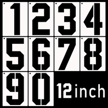 DXCYZ 12 Inch Large Number Stencils Kit 0-9 Address Number Stencil, 10PC... - $15.69
