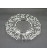 Cambridge Rose Point Pattern Etched Clear Glass Underplate 7 Inch - £19.65 GBP