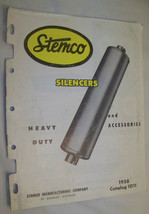 1958 Vintage Stemco Car Auto Muffler Silencer Catalog Brochure Advertising Book - £7.78 GBP