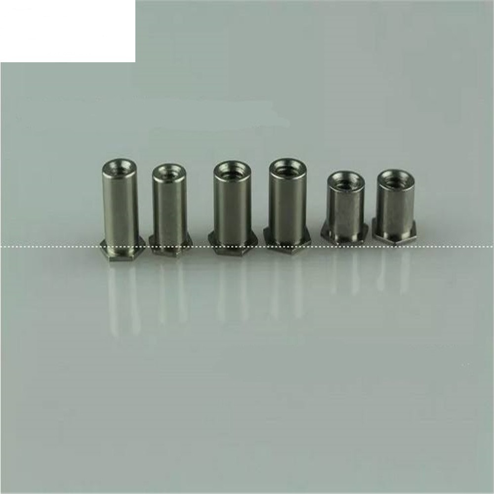 1000pcs BSOA-M6-14 Blind Hole Threaded Standoffs Feigned Crimped Rivets ...