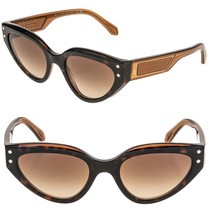 BVLGARI Serpenti VIPER BV8256 Brown Gold Crystal Mesh Metal Scales Sunglass 8256 - $524.70