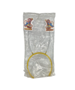 VINTAGE SMURFS PLASTIC YELLOW HEADBAND SPRING TENNIS SMURF NEW SEALED - $56.05