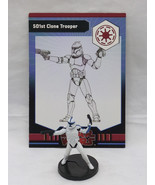 501st Clone Trooper Star Wars Galaxy At War Miniature 28/40 With Card - $16.28 CAD