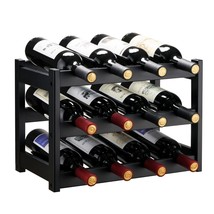 Bamboo Wine Rack, Sturdy And Durable Wine Storage Cabinet Shelf, Wine Racks Coun - £37.68 GBP