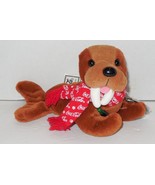 Coca-Cola walrus with bottle and scarf 8&quot; Beanie bean bag plush toy styl... - $15.07