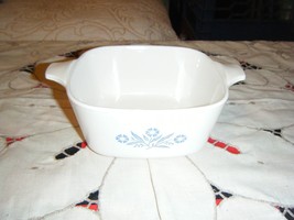 Corning Ware P-43-B 22oz Made In USA Vintage Blue Cornflower Casserole Bowl - £10.77 GBP