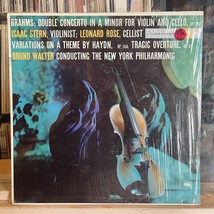 [Classical]~Exc Lp~Brahms~Isaac Stern~Bruno Walter~Double Concerto In A Minor Fo - £14.70 GBP