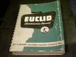 Euclid Maintenance Manual for Models LDT 1 thur 33 1957 s22 [Hardcover] unknown - £53.50 GBP