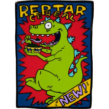 Rugrats Reptar Cereal Glow Enamel Pin - $345.65 MXN