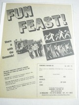 1973 Ad Osmond Brothers Funtime Kit One Page Merchandise Order Form Osmonds - $151.87 MXN