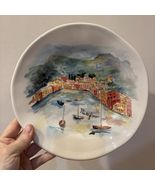 Effetti d'Arte Handmade Plate Portofino Italy Wall Decor 9” - $16.00
