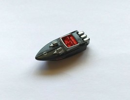 Hot Wheels Micro Sized Speed Boat, Black, Red, and Silver Colored Fast B... - $3.95