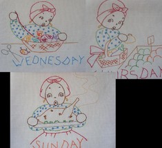 Young Southern Mammy DOW towel embroidery transfer pattern AM9469  - £3.91 GBP