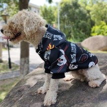 Skull Camo Pet Hoodie: Stylish Two-Legged Outfit For Dogs - £16.63 GBP+