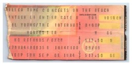 Neil Jeune International Moissonneuses Ticket Stub Septembre 9 1985 Neuf York - £39.97 GBP