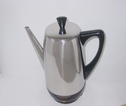 Vintage Farberware 12 Cup Electric Percolator Coffee Pot Stainless Steel... - $37.39