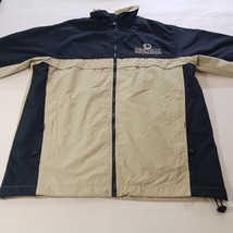 North End CORINTHIAN Men's Beige & Black Full Zip Windbreaker Jacket Size Medium image 7