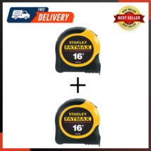 16 Ft. X 1-1/4 In. Tape Measure (2 Pack) Easy to use New - $44.32
