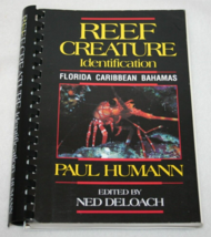 Reef Creature Identification Florida Caribbean Bahamas Paul Human Book Fish Crab - £10.08 GBP