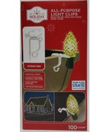 Holiday Time All-Purpose Light Clips, 100 Count - $9.88