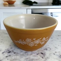 Vintage Pyrex butterfly gold mixing bowl 401 1970s Small Nesting Bowl 750ml - £17.70 GBP