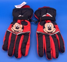 Disney Mickey Mouse Winter Insulated Snow Gloves – Boys Ages 7-10 - £11.68 GBP