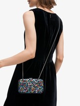 Kate Spade Tonight Sequins Embellished Leather Crossbody Clutch NWT PXR00277 FS - £86.80 GBP