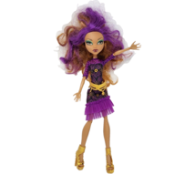 2013 MONSTER HIGH DOLL CLAWDEEN FRIGHTS CAMERA ACTION BLACK CARPET - £31.26 GBP