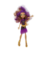 2013 MONSTER HIGH DOLL CLAWDEEN FRIGHTS CAMERA ACTION BLACK CARPET - £31.16 GBP
