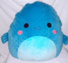 Squishmallows Refalo the Puffer Fish 16&quot; NWT - £33.58 GBP