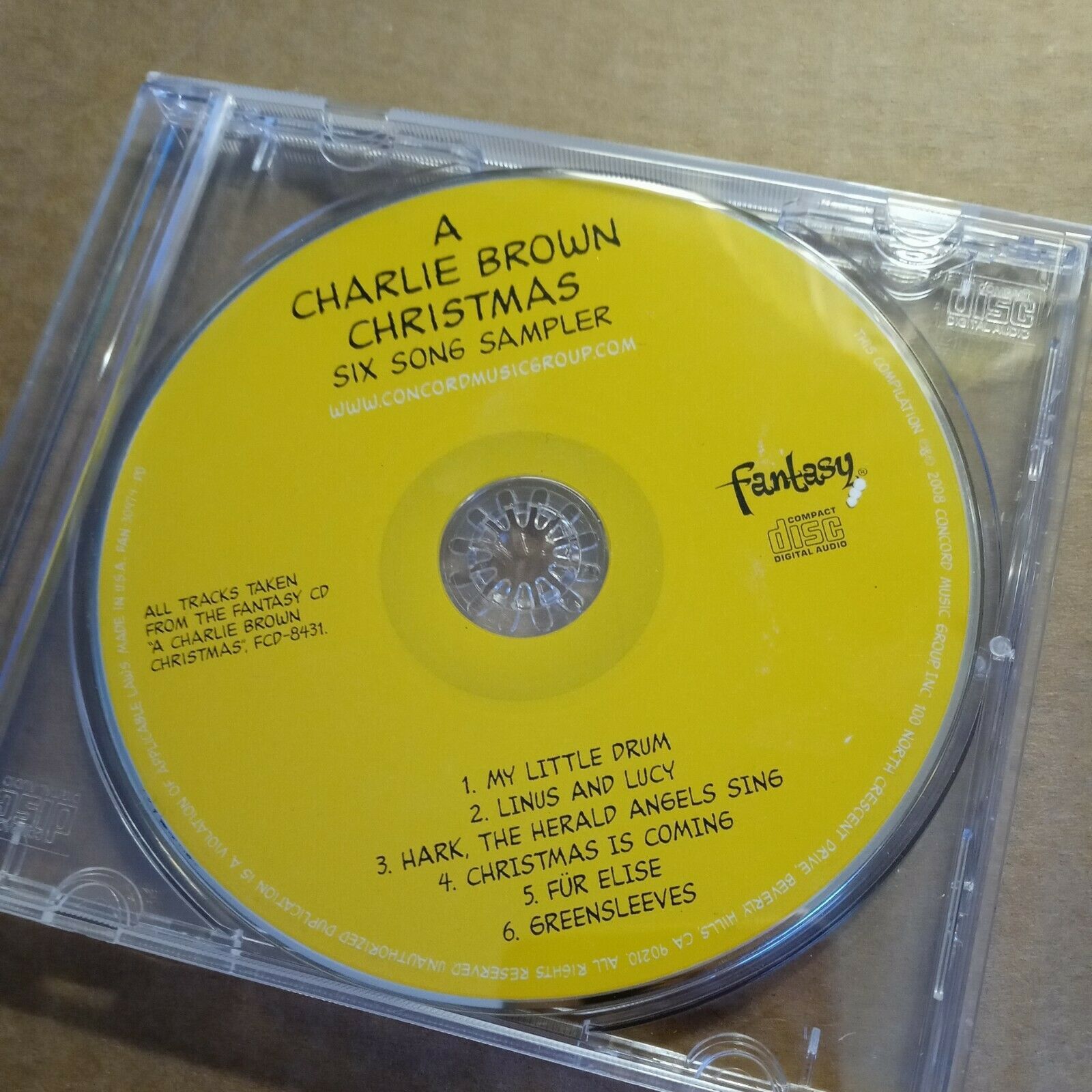 A Charlie Brown Christmas Six Song Sampler from Vince Guaraldi Fantasy ...