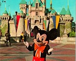 Vtg 1960s Mickey Mouse Postcard Disneyland &quot;It All Started With A Mouse&quot; - $4.17