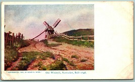 Old Mill Nantucket Massachusetts MA UNP Unused Eagle Back UDB Postcard C14 - $14.80