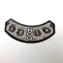 HARLEY DAVIDSON OWNERS GROUP HOG H.O.G. 2014 VEST SNAKE SKIN ROCKER PATCH - $19.75 CAD