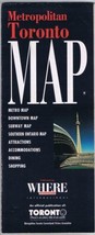 Ontario Roadmap Metropolitan Toronto Where Mag - $3.95