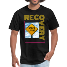 Recovery Sober Living Unisex Crewneck T Shirt - £17.57 GBP