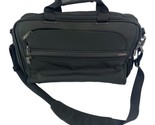 Tumi Briefcase Black Nylon Leather Ballistic 26021D4 Expandable Laptop C... - £54.29 GBP