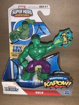 New Playskool Marvel Super Hero Adventures Hulk Masters Of Kapow Factory Sealed - £6.18 GBP