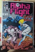 Alpha Flight #64 Marvel 1988 God War - $5.04 CAD