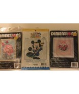 Disney Babies &amp; Dimensions Cross Stitch Kit Lot #32006 7151 6644 - $14.61