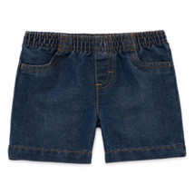 Okie Dokie Boys Pull On Shorts Baby Size 9 Months Denim Rinse Color New - $8.98