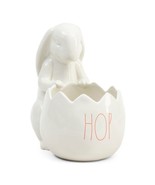 Rae Dunn Easter Bunny Ceramic Cracked Egg HOP Basket Candy Bowl 2020 Fig... - $21.77