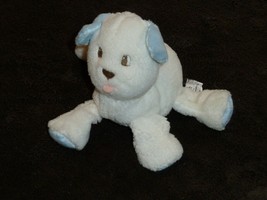 Amy Coe Tully Puppy Dog Small Plush Blue White With Plaid Feet 6” - $10.88
