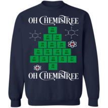 Chemistry Oh Chemistree Ugly Christmas Sweater sweatshirt - £29.74 GBP