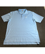 Peter Millar Blue Golf Polo Short Sleeve Summer Comfort Shirt Men&#39;s Size... - $19.74