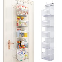 5-Shelf Over The Door Hanging Pantry Organizer, Room Organizer With Clea... - £24.23 GBP