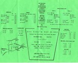 Bob Kirk&#39;s Bar B Que Menu Brooks Road Knoxville Tennessee 1990&#39;s - $17.82