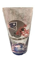  Patriots Glass  New England Football Glass Logo On Bottom 8 Inch NFL - £7.70 GBP
